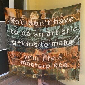 Suzi Roher Artistic Genius Masterpiece Scarf